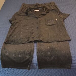 EUC PARIS HILTON BLACK SLEEP SET-SIZE XL